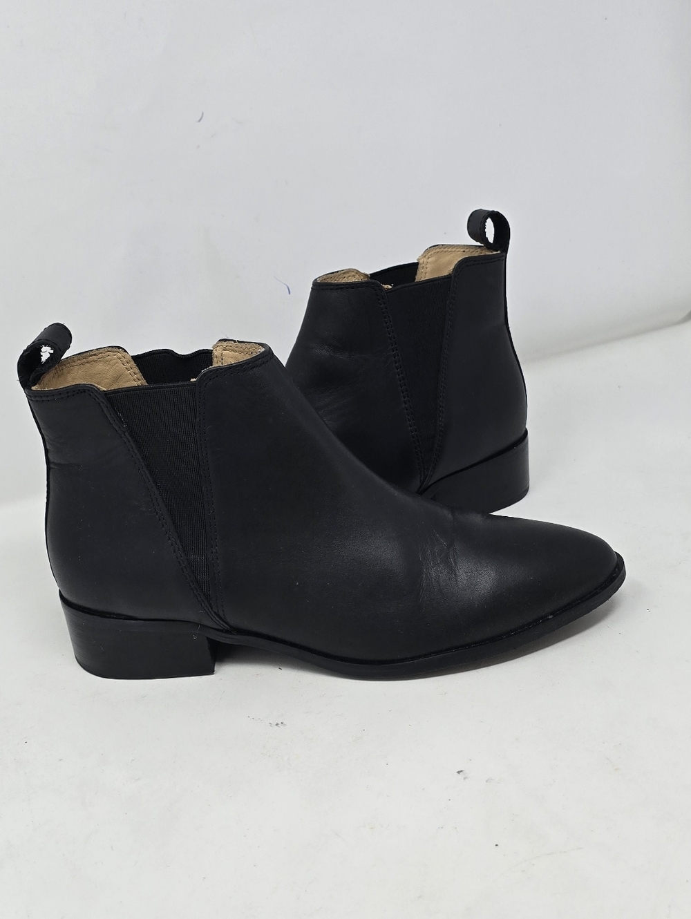 Nisolo women 7 Eva leather everyday chelsea boot black minimalist office - Picture 4 of 10